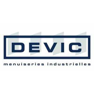 logo devic lettres devic au centre encadrées / partenaire de GRT RENOVE (NÎMES)